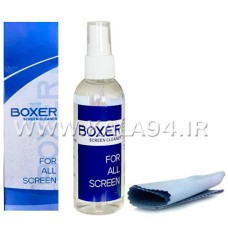 تمیز کننده BOXER CL-03 / مخصوص سطوح و صفحه نمایش / به همراه دستمال نانو / تک پک جعبه ای
